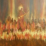 Original Painting - Konferenz der Derwische - 50x70cm Acrlyic on Canvas